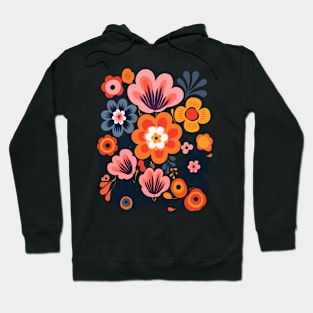 Petals in Motion Shirt - Dynamic Floral Design - Unique Women's Tee Hoodie